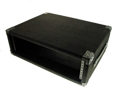 PROCRAFT 3U 16'' Deep Rack Case in Black Carpet Wrap - Side Handle w/ Rack Screws