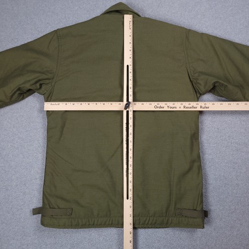 Vintage Navy Cold Weather Permeable Type 1 Jacket Men Small OD Green 80s Deck - Picture 6 of 8