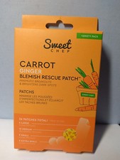 SWEET CHEF Carrot Ginger Blemish Rescue Patch 36 Patches Total NIB