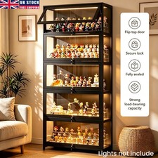 5-layer Acrylic Display Cabinet Collection Standing Display Cabinet w Flip Door