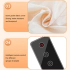 220V Portable Clothes Dryer Foldable Quiet Fast Drying Travel Compact Dryer TU