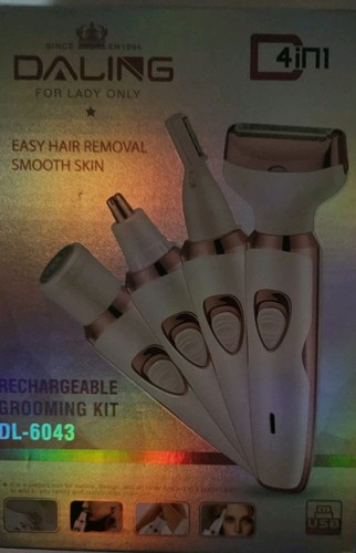 Daling Multifunctional Electric Razor For Women’ 4-in-1 Beard Trimmer Ear & Nose