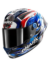 Shark AERON-GP FIM RACING #1 REPLICA ZARCO SIGNATURE Helmet White Black Blue