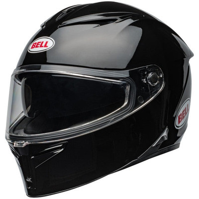 MOTORRADHELM INTEGRAL BELL LITHIUM SCHWARZ GLÄNZEND GLOSS BLACK MONO ECE 2206