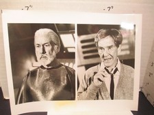 CBS TV studio show photo 1970s RETURN OF CAPT NEMO Burgess Meredith Jose Ferrer