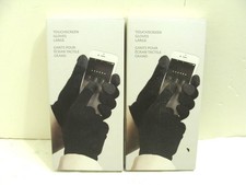  NEW Lot 2 Pairs Winter Outdoor Touch Screen Gloves for Smartphones Size L
