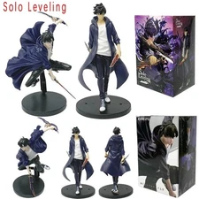 2 PACK Solo Leveling Sung Jin-Woo Anime Figure PVC Model Doll Collectible