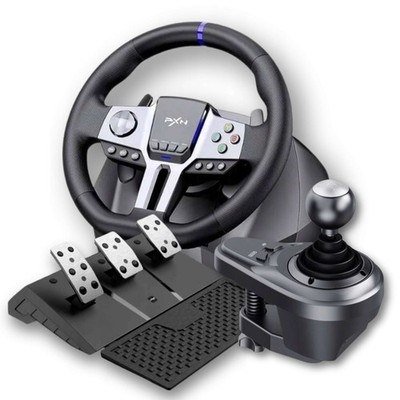 Simracing-Set für Spiele: PXN V9 GEN2 Lenkrad, Pedale, Schalthebel  PC, Xbox, PS