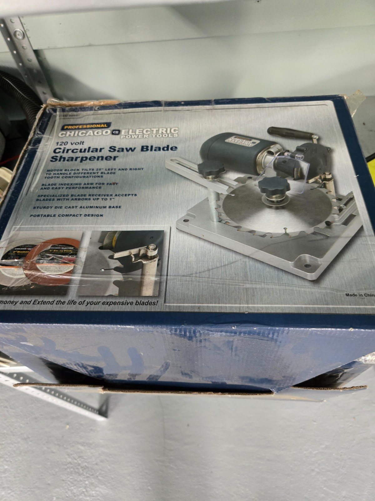 Chicago Electric 120 Volt Circular Saw Blade Sharpener - 96687