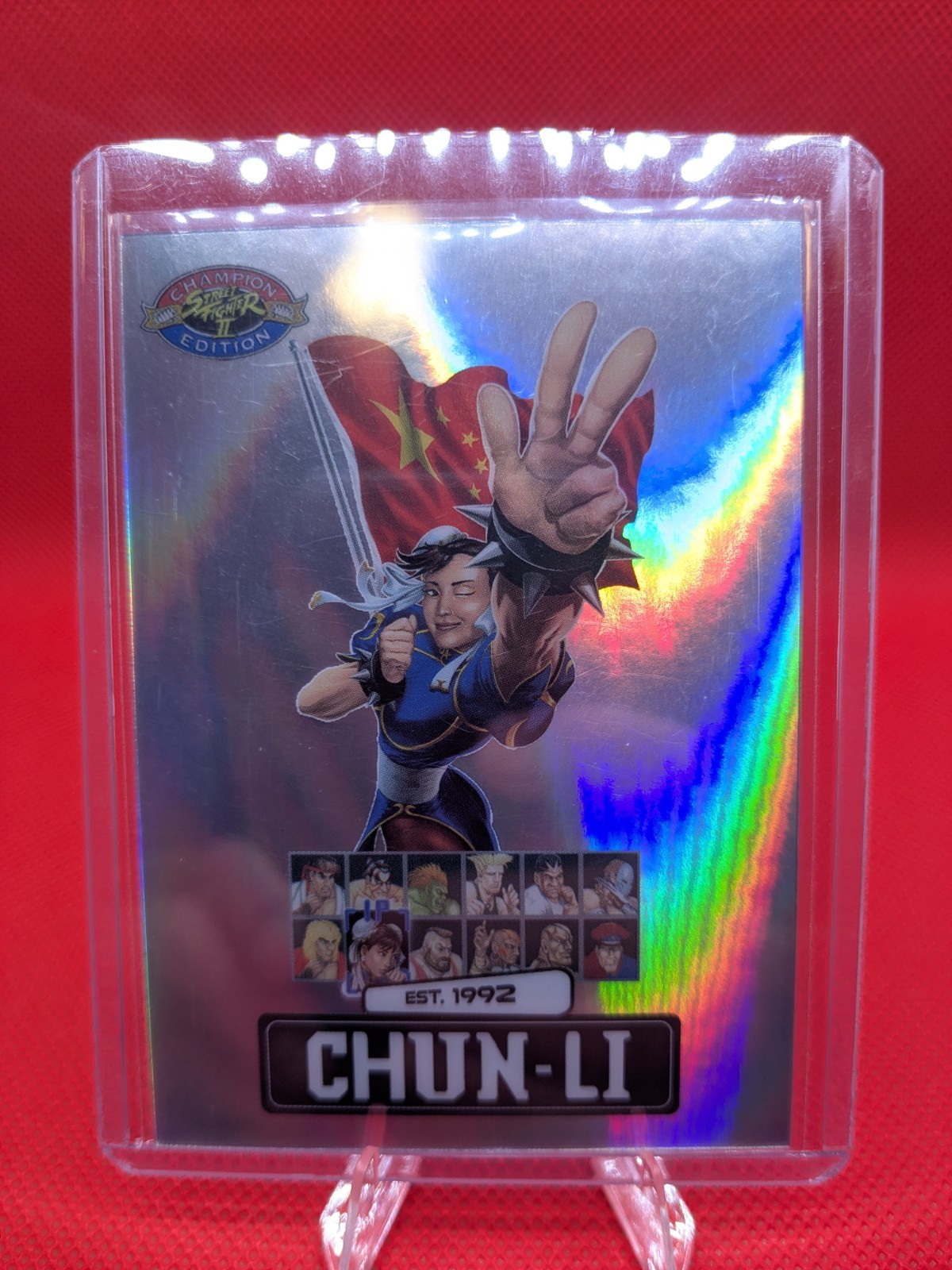 2025 CHUN-LI STREET FIGHTER 2 CHAMPION EDITION silver promo smc card #psa-1