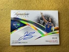 2024-25 Immaculate Jalen Brunson Auto /49 Knicks Signature Moves Holo Silver