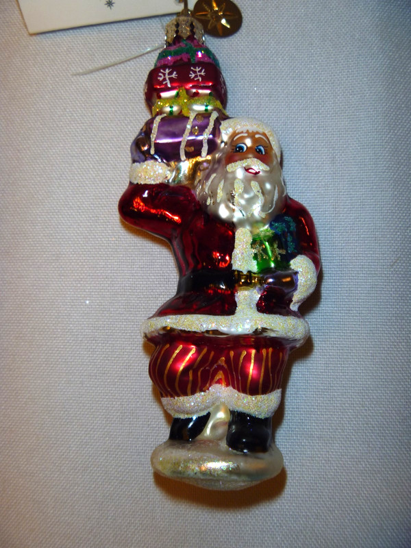 Christopher Radko Little Gems Did Someone Say Gifts H/O, NIB, Glass, 01-0782-0