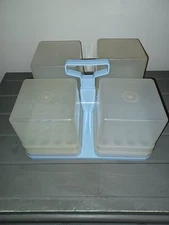 Tri-Chem Liquid Embroidery 4 Paint Holder 16 Holes Organizer Caddy Tray w Handle