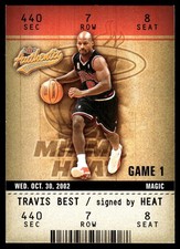 Travis Best 2002-03 Fleer Authentix #58 Heat NBA READ FREE SHIPPING AutographDen