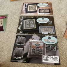 Mid Century Gardens Cross Stitch Patterns 1, ...