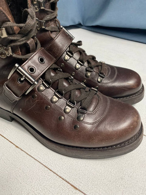 Prada Boots Brown 2T 1882 Made in Italy | eBay
