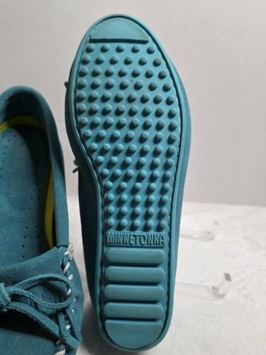 Minnetoka Kilty Turquoise Women's Size 6.5 Shoes - Picture 9 of 17