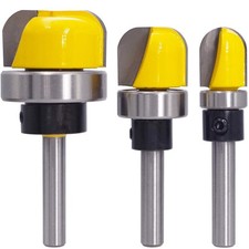 3pcs Dish Carving Bits Dish Cutter Router Bits Bowl and Tray Router Bits