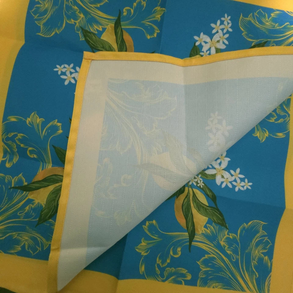 20x20in Mediterranean Style Lemon Tree Table Napkins, Pack Of 6 - Image 2 of 4
