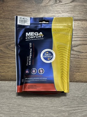 MEGA COMFORT insole Personal anti-Fatigue Mat Size MENS 10-11 &WOMENS ...