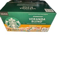 Starbucks Veranda Blend Blonde Roast K-Cup Pods - Box of 72 Pods, Free Shipping
