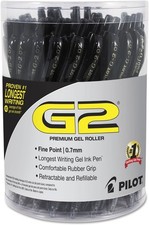 G2 36 Count Gel Roller Pens - Retractable, Refillable, 0.7mm Fine Point