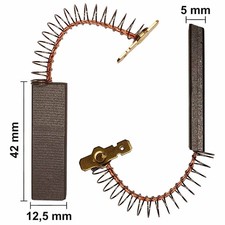 Kohlebürsten Kohlen für Siemens IQ500 varioPerfect WM14Q3E1, WM14Q3ECO Waschm...