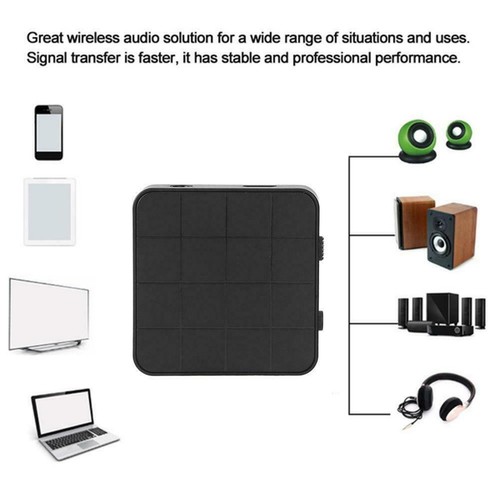 Portable 2-in-1 Bluetooth 5.0 Transmitter&Receiver Stereo Music Audio Adapter w - Photo 14/15