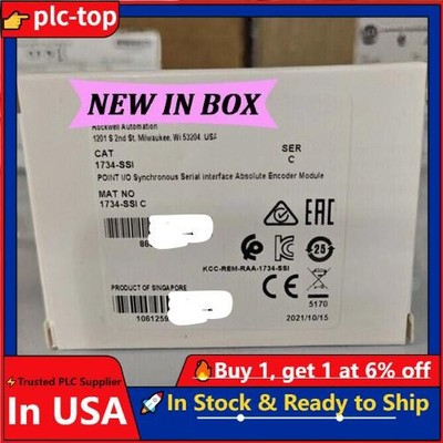 1734-SSI SER C POINT I/O Encoder Input Module US Free Tax