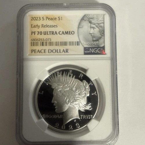 2023 s silver proof Peace Dollar NGC PF 70 Ultra Cameo Early Releases