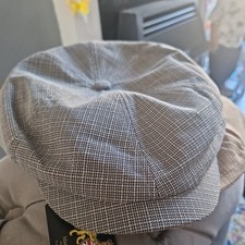 Newsboy Cap Men’s Summer Flat Cap – Classic 6 Panel Black Vintage Inspired Look