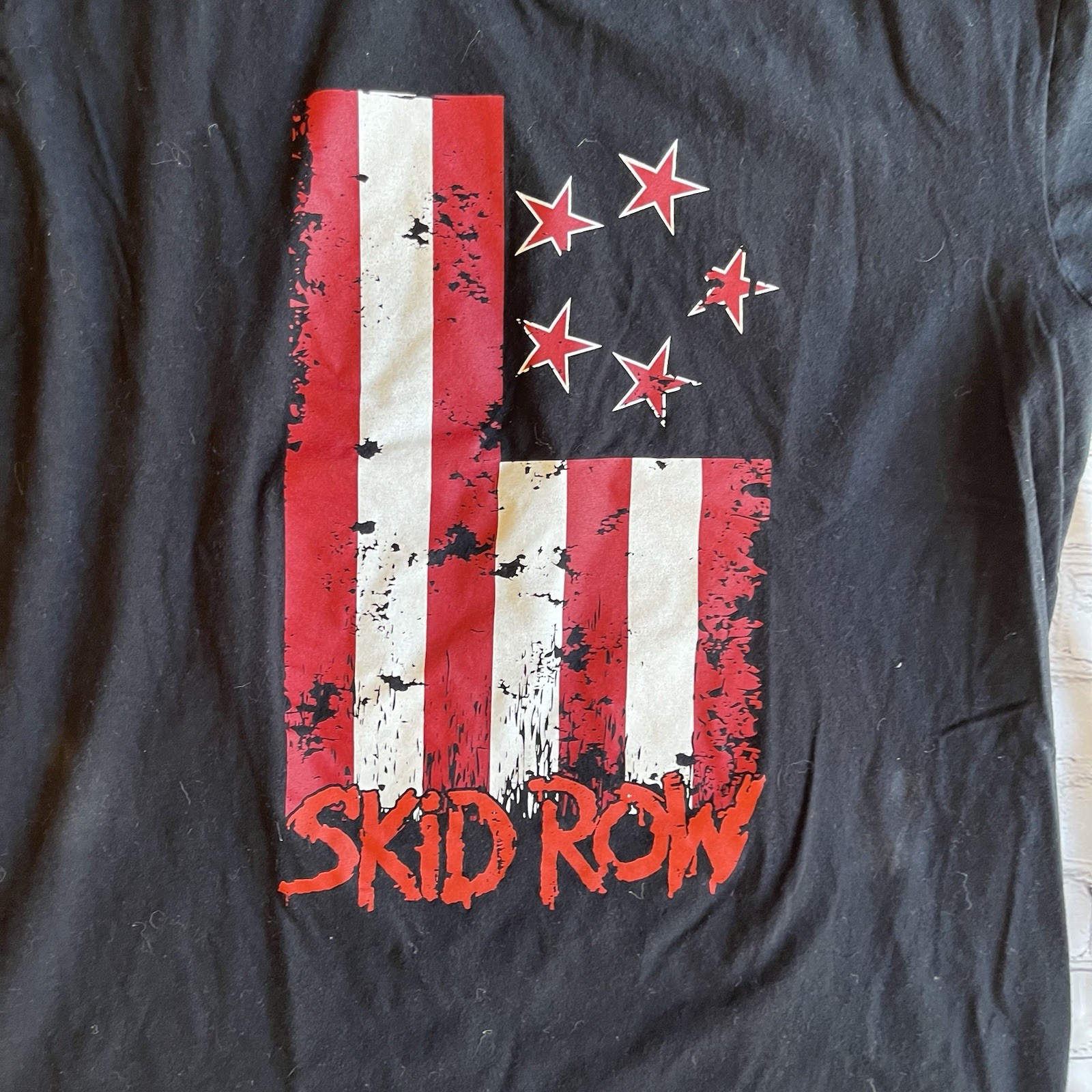 FILA T shirt Skid Row Gildan XL manica corta maglietta fascia settore USA tour 2013 15