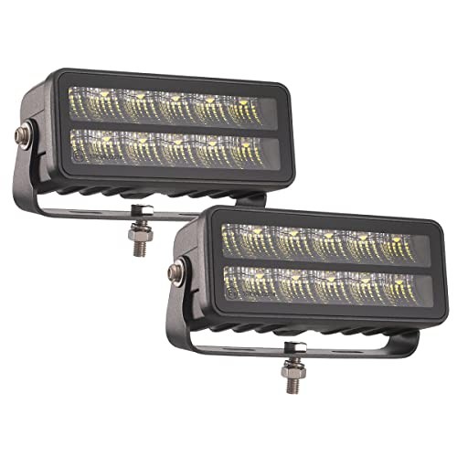 Super Bright Offroad LED Work Light 6" Rectangular, 6" x 2.5" x 2.4" Flood Beam