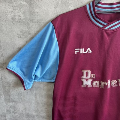West Ham United Home Shirt 01-03 Dr Martens M FILA Football Shirt