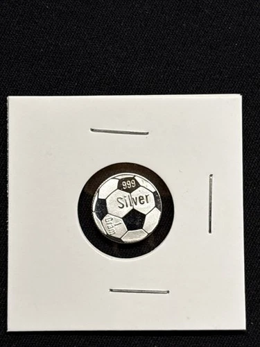 1g .999 Silver Football Coin by Pan Silver Bullion GreatInvestment