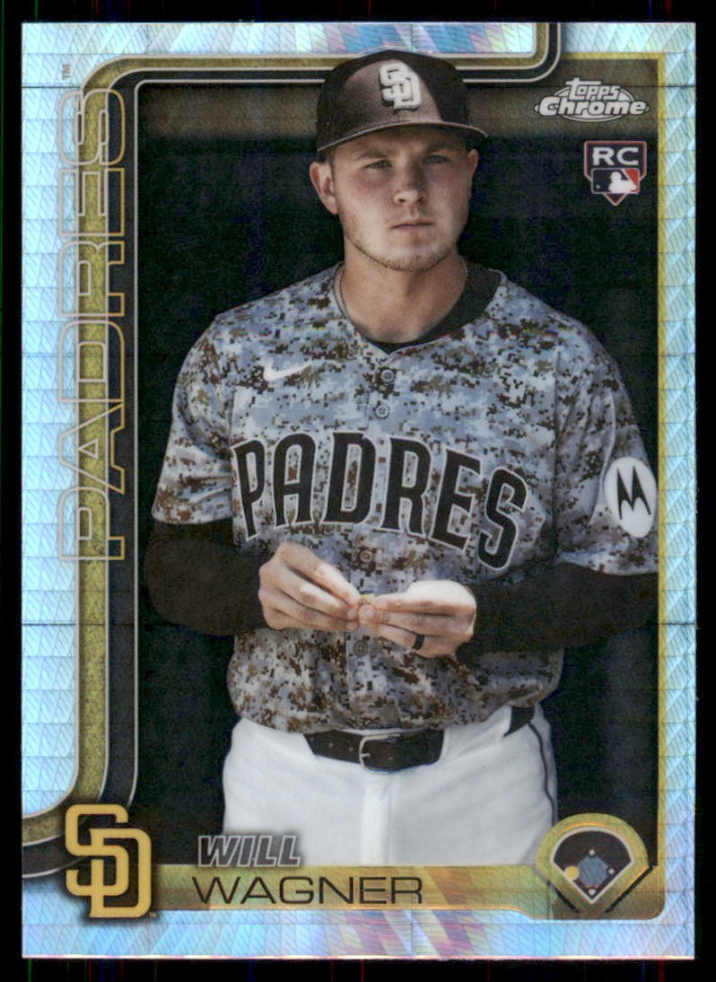 2025 Topps Chrome Update #USC111 Will Wagner Prism Refractors