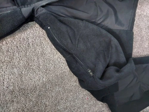 Fourcast Ultimate Choice Men's Black/Gray Full Zip Fleece Jacket Size 2XL image 7