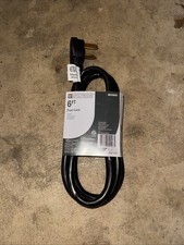 Utilitech 6-ft 4-Prong Black Dryer Appliance Power Cord 0333552 30 amp 10/4