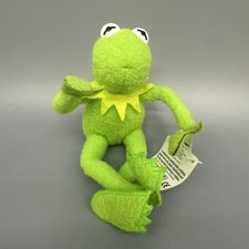 Nuovo con etichette The Muppets Kermit the Frog Applause RARO 8" filo pieghevole, posabile #32462