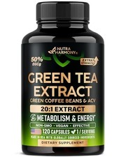 Green Tea Extract 50 EGCG Capsules - Energy  Metabolism