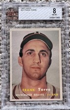 1957 Topps #37 Frank Torre BVG 8 NM-MT