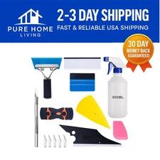 9-Piece Car Window Tint Tool Kit for Professional Quality Tinting - Compact Size