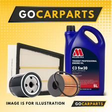 Service Kit Audi TT 2.0 TDi Quattro Diesel 08-14 Oil Air Fuel Filter 5W-30 6L