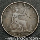 1862 Victoria Farthing — photo from another recent sale