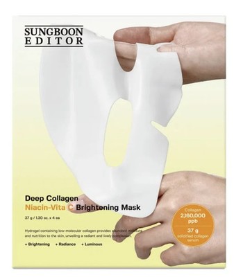  Sungboon Editor Deep Collagen Niacin-Vita C Brightening Maske 4x37g NEU OVP 