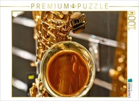 Calvendo Puzzle Saxophone | 1000 Pieces, Finished Size 25.2 × 18.9 In (64 × 48 C