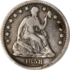 1858-O Seated Liberty Half Dime