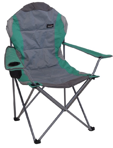 Campingstuhl Faltstuhl Klappstuhl Regiestuhl Anglerstuhl Gartenstuhl Grau GrüN-image
