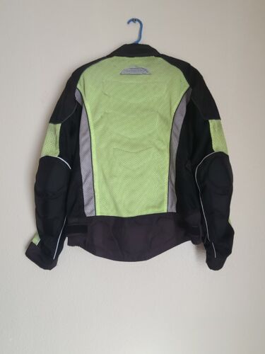 Tour Master Intake 3.0 Mens Biker Motorcycle Jacket volt green size M / 42 - Picture 2 of 14