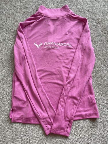 Pink Girls Nike Tennis T-shirt Long Sleeve Top - Picture 3 of 3